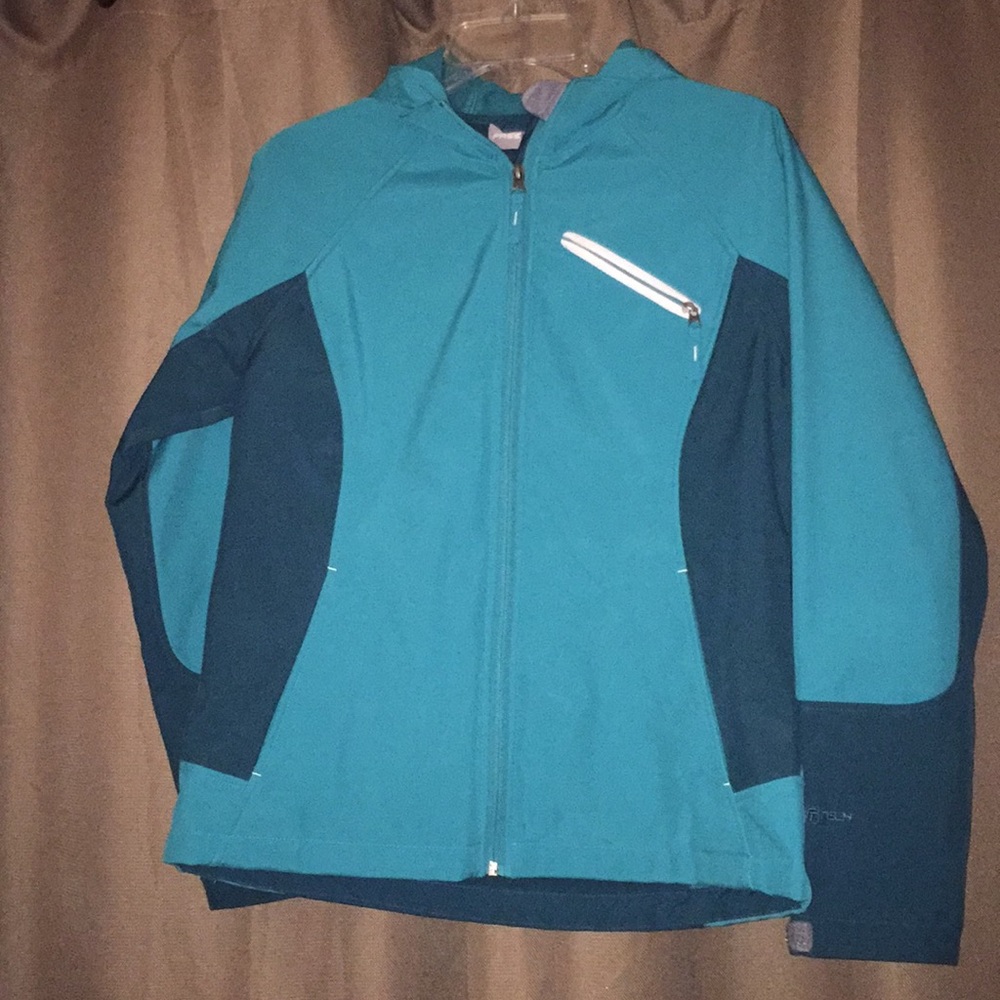 Teal coat. (Offers)